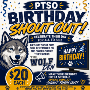 Birthday Shout-Outs in the Wolf Den